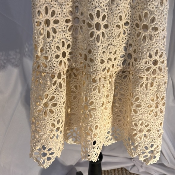 Crotchet Mini Sundress Fully Lined With Elastic Straps Size L - Picture 6 of 11